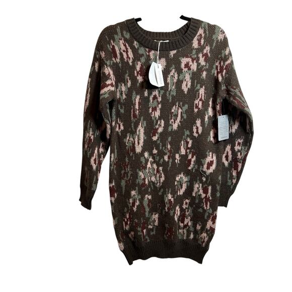 NWT Nordstrom StitchDrop XS Oversized Knit Sweater Dress - Picture 2 of 11